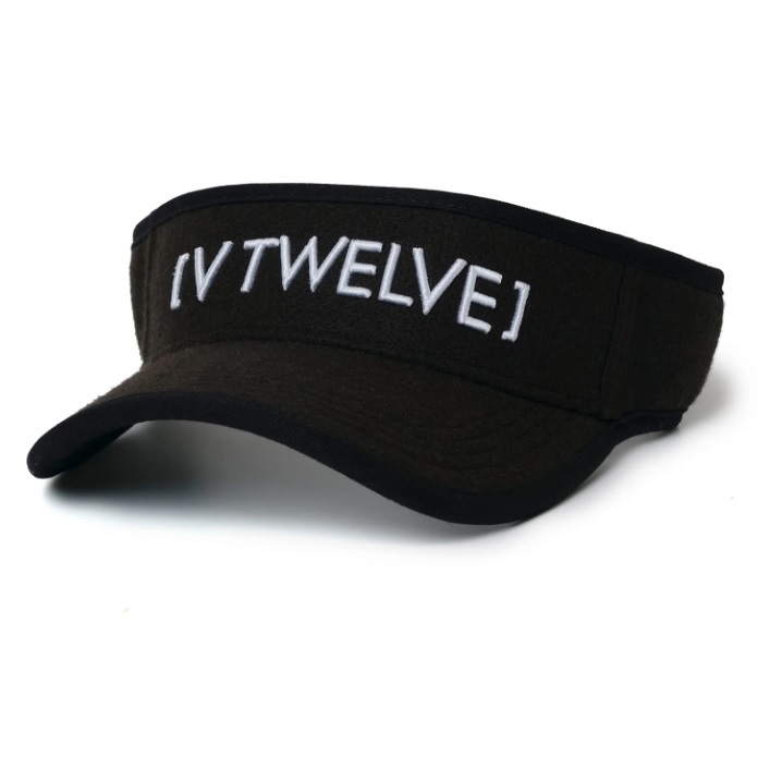 V12】V122320-CP14/WOOL VISOR/FREE/BLACK